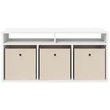 Lowboard with Drawer White 102 x 32 x 48.5 cm 8000588