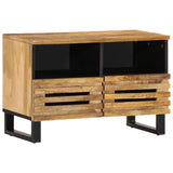 TV Cabinet 70x34x46 cm Solid Wood Rough Mango 377441