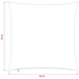 Cushion Cover 6 pcs ALMELO Light Grey 80 x 80 cm Corduroy 915686