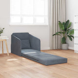 Sofa Bed Dark Grey 65 x 80 x 83 cm Velvet 4106649