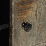 TV Cabinet Light Grey 80x31.5x46 cm Solid Wood Mango 4017807