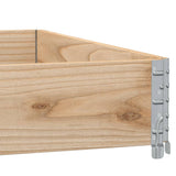 Garden Planter 100x100 cm Solid Pine Wood 3295395