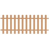 Picket Fence WPC 200x80 cm 42823