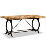 Dining Table Solid Rough Mango Wood 180 cm 244801