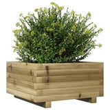 Garden Planter 50x50x26.5 cm Impregnated Wood Pine 847297