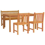 Garden Dining Set Natural Teak Smooth sanded teak hardwood Standard 3157154