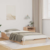 Bed Frame Brown 80 x 200 cm Solid Pine Wood 873391