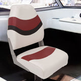 2 Piece Foldable Boat Seat Set High Backrest 3284318