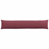 Sofa Pillows 2 pcs Wine Red 200 x 40 cm Fabric 42013871