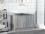Sink Cabinet Grey Sonoma 63x29x55 cm Engineered Wood 848099