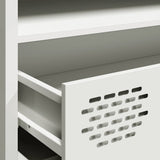 TV Cabinet White 202x39x43.5 cm Cold-rolled Steel 3307160