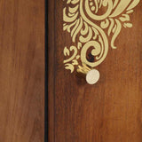 Highboard with Shelf Brown 40 x 33 x 110 cm Solid Mango Wood 4018765