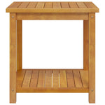 ZNTS Side Table Solid Acacia Wood 45x45x45 cm 44128