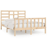 Bed Frame without Mattress 160x200 cm Solid Wood Pine 3107623