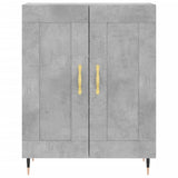 Highboard Concrete Grey 69,5x34x180 cm Engineered Wood 3198325