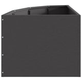 Corner Planter Black 45 x 45 x 35 cm Steel 883647