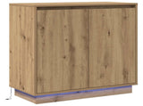 LED Sideboard for Artisan Oak 71 x 34.5 x 75 cm 869649