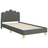 Children's Bed Frame with Headboard Dark Grey 80 x 200 cm 42011050