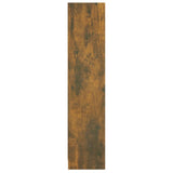 Book Cabinet Smoked Oak 60x24x109 cm Engineered Wood 815087