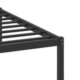 Bed Frame without Mattress Smoked Oak 193x201 cm Engineered Wood 4106749