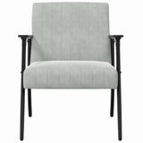 Armchair Light Grey 59 x 75 x 78 cm Velvet 42017679