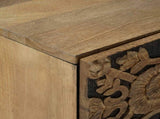 Sideboard with Drawer Brown 40 x 33.5 x 75 cm Solid Mango Wood 4018355