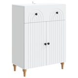Sideboard with Drawer White 66 x 34.5 x 90 cm Engineered Wood 894175