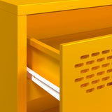 Sideboard Mustard Yellow 68x39x73.5 cm Cold-rolled Steel 851289