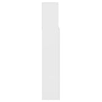 ZNTS Headboard Cabinet White 140x19x103.5 cm 811862