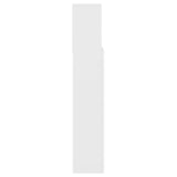 ZNTS Headboard Cabinet White 140x19x103.5 cm 811862