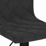 Bar Stools 2 pcs Black Velvet 333728