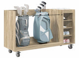 Golf Cabinet with Wheel Plain Sonoma Oak 120 x 45 x 98 cm 899473