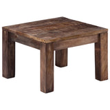 ZNTS Coffee Table 50x50x35 cm Solid Mango Wood 247468