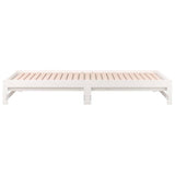 Pull-out Day Bed without Mattress White 2x cm 820433