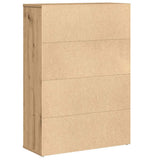 Bookcase Artisan Oak 60x24x85 cm Engineered Wood 860417