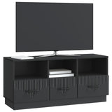 TV Cabinet with Drawer Black 102 x 34.5 x 47 cm Engineered Wood 895366