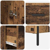 Highboard Old Wood 34.5 x 34 x 180 cm Engineered Wood 3415706