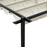 Gazebo 400 x 300 x 200 cm Cream Polyester 4003974