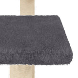Cat Scratching Posts with Platforms Dark Grey 98.5 cm 172108