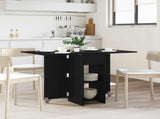 Dinning Table 115 x 70 x 75 cm Engineered Wood Black Oak 8006030