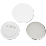 500 pcs PinBack Button Parts 44 mm 30059