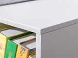 Kids Bookcase Shelf Storage Cabinet Unit, Living Room Sideboard w/ Six Compartments for Toys, Books T3398P347675