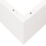 Garden Planter White 90x90x46 cm Solid Wood Pine 3282425