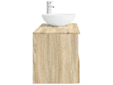 Bathroom Furniture Set 2 pcs Sonoma Oak Engineered Wood 3404026