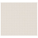 Weighted Blanket Light Cream 200x220 cm 13 kg Fabric 3154823