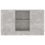 Sideboard Concrete Grey 120x30.5x70 cm Engineered Wood 802781