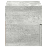 Wall-mounted Bedside Cabinets 2 pcs Concrete Grey 45x26x28.5 cm 858603