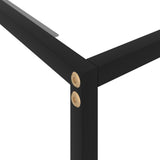 ZNTS Console Table Transparent 60x35x75 cm Tempered Glass 322827