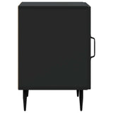 Bedside Cabinet Black 43 x 34.5 x 50 cm Engineered Wood 894797