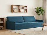 3 Seater Sofa Blue 220 x 81 x 82 cm Velvet 42041162